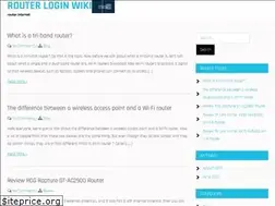 Sites similar to routerlogin.wiki