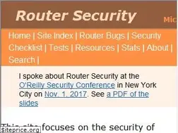 Sites similar to routersecurity.org
