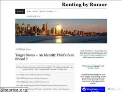 Sites similar to routingbyrumor.wordpress.com