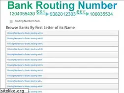 Sites similar to routingnumbercheck.com