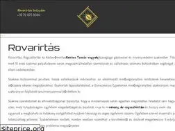Sites similar to rovarmentes.hu