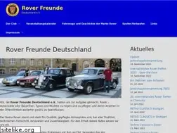 Sites similar to rover-freunde.de