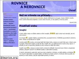 Sites similar to rovnice-nerovnice.cz