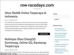 Sites similar to row-racedays.com
