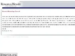 Sites similar to rowanblewitt.com