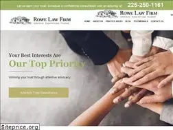 Sites similar to rowe-lawfirm.com