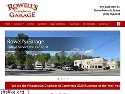 Sites similar to rowellsgarage.com