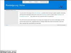 Sites similar to rowledge.org
