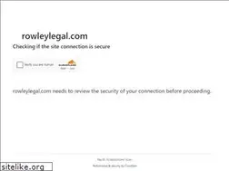 Sites similar to rowleylegal.com