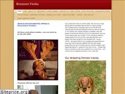 Sites similar to roxannesvizslas.com