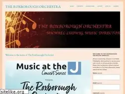Sites similar to roxboroughorchestra.org