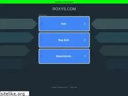 Sites similar to roxys.com