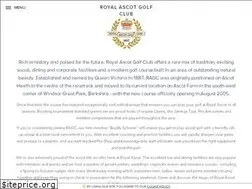 Sites similar to royalascotgolfclub.co.uk