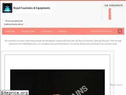 Sites similar to royalfountainsindia.com