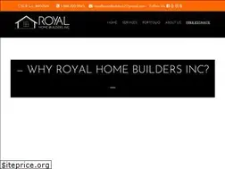 Sites similar to royalhomebuildersinc.com