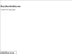 Sites similar to royallacebridal.com