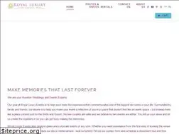 Sites similar to royalluxuryevents.com
