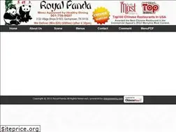 Sites similar to royalpandarestaurant.com