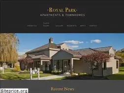 Sites similar to royalparkapartments.com