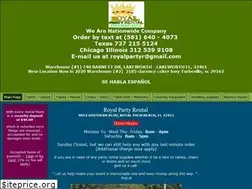Sites similar to royalpartyrent.com