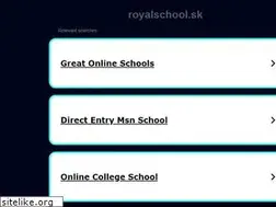 Sites similar to royalschool.sk