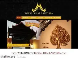 Sites similar to royalthailadyspa.com