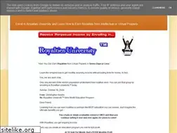 Sites similar to royaltiesuniversity.blogspot.com
