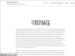 Sites similar to royaltyrecords.ca