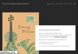 Sites similar to roycroftchambermusic.org