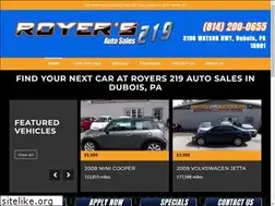 Sites similar to royers219autosales.com