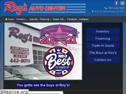 Sites similar to roysautocenter.com