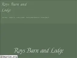 Sites similar to roysbarnandlodge.com