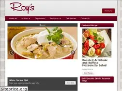 Sites similar to roysmkt.com