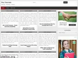 Sites similar to roytuts.com