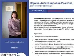 Sites similar to rozhkova.com