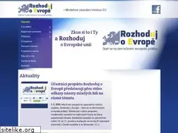 Sites similar to rozhodujoevrope.cz