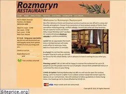 Sites similar to rozmarynrestaurant.com