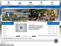 Sites similar to roznavskebystre.sk
