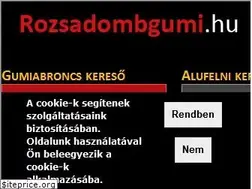 Sites similar to rozsadombgumi.hu