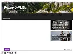 Sites similar to rozsnyovidek.sk