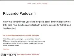Sites similar to rpadovani.com