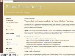 Sites similar to rpbouman.blogspot.com