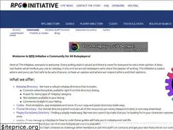 Sites similar to rpginitiative.com