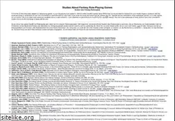 Sites similar to rpgstudies.net