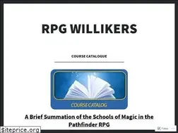 Sites similar to rpgwillikers.wordpress.com