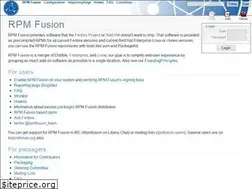 Sites similar to rpmfusion.org