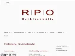 Sites similar to rpo-rechtsanwaelte.de