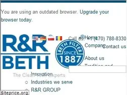 Sites similar to rr-bethfiltration.com