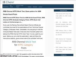 Sites similar to rrbchennai.co.in