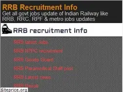 Sites similar to rrbrecruitmentinfo.in
